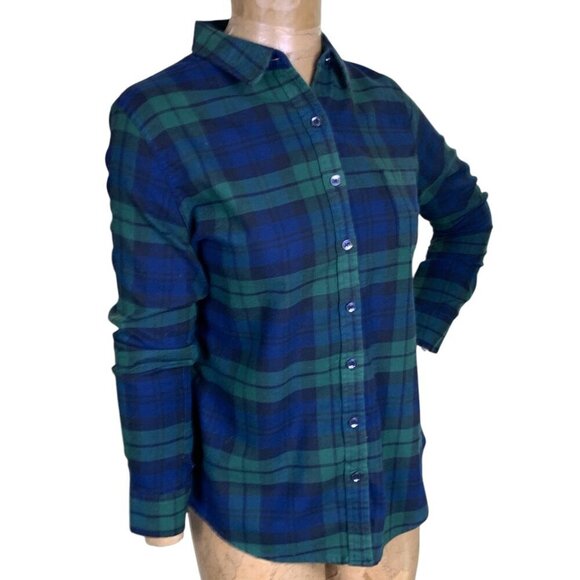Weatherproof Vintage Comfort Stretch Plaid Flannel Button-Down Shirt M #332G - Picture 5 of 16